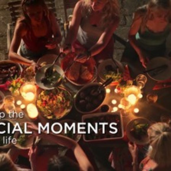 TIKI Elevated Tall Glass Tabletop Outdoor Torch - Picture 3 of 4